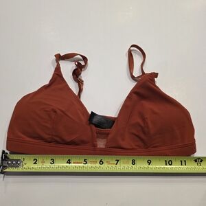 Elegant Rust Bralette Papper Sz Small